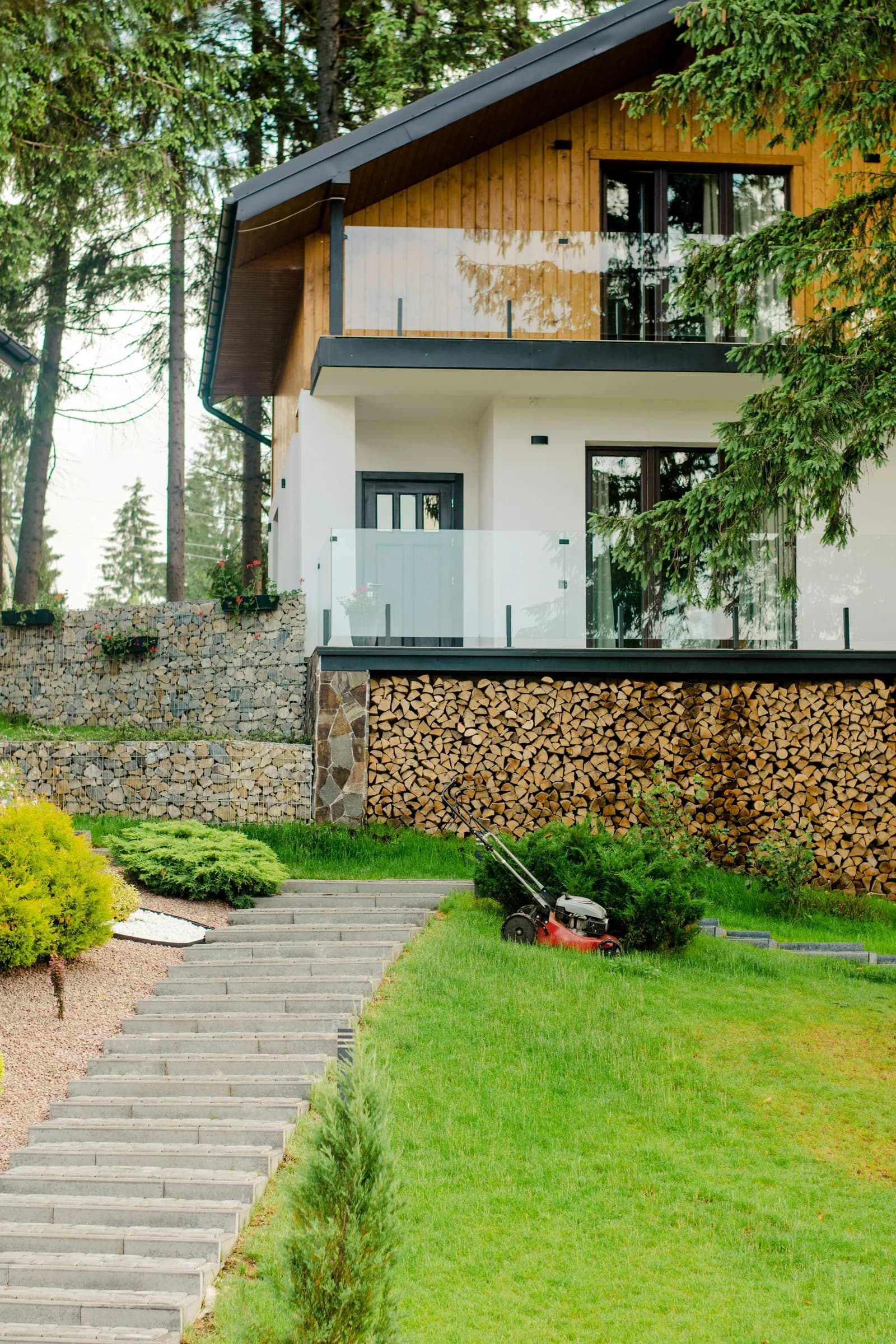 Well-maintained home exterior